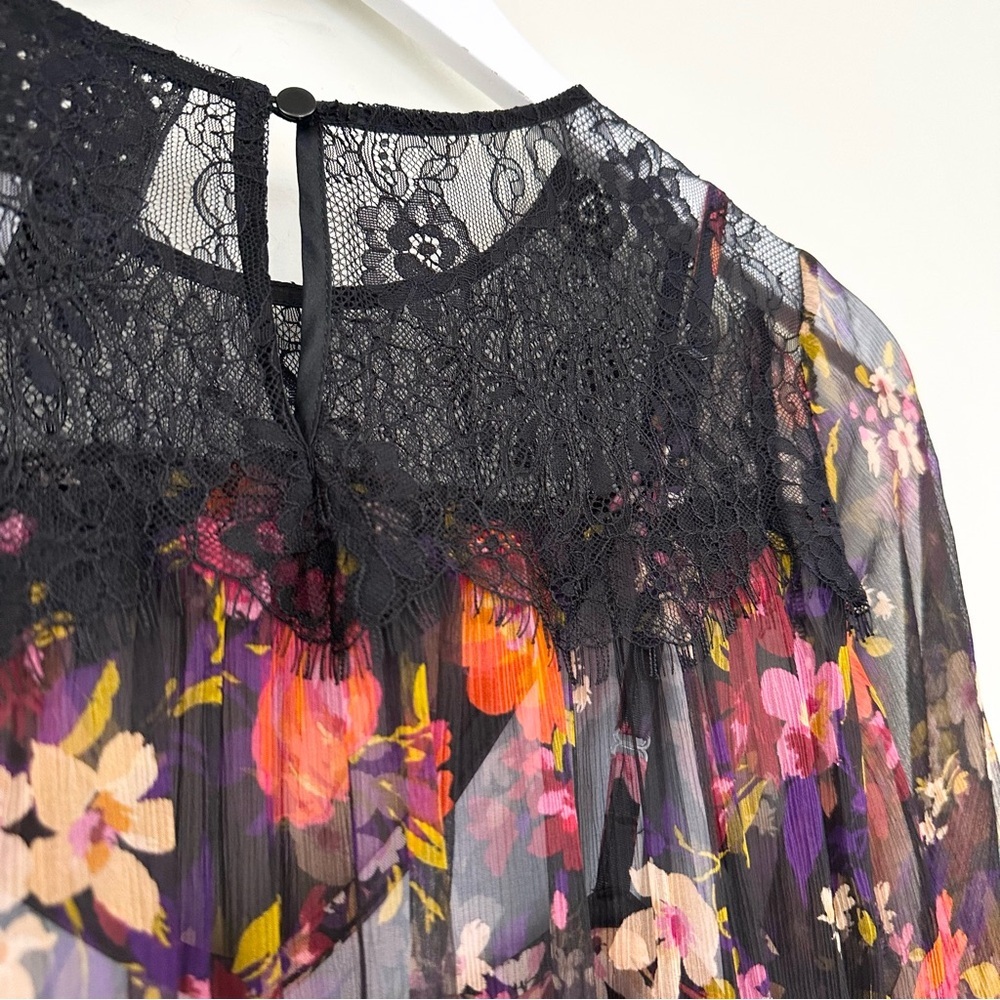 Johnny Was Love Flora Silk Lace Tiered Maxi Dress L38023 - Picture 14 of 16